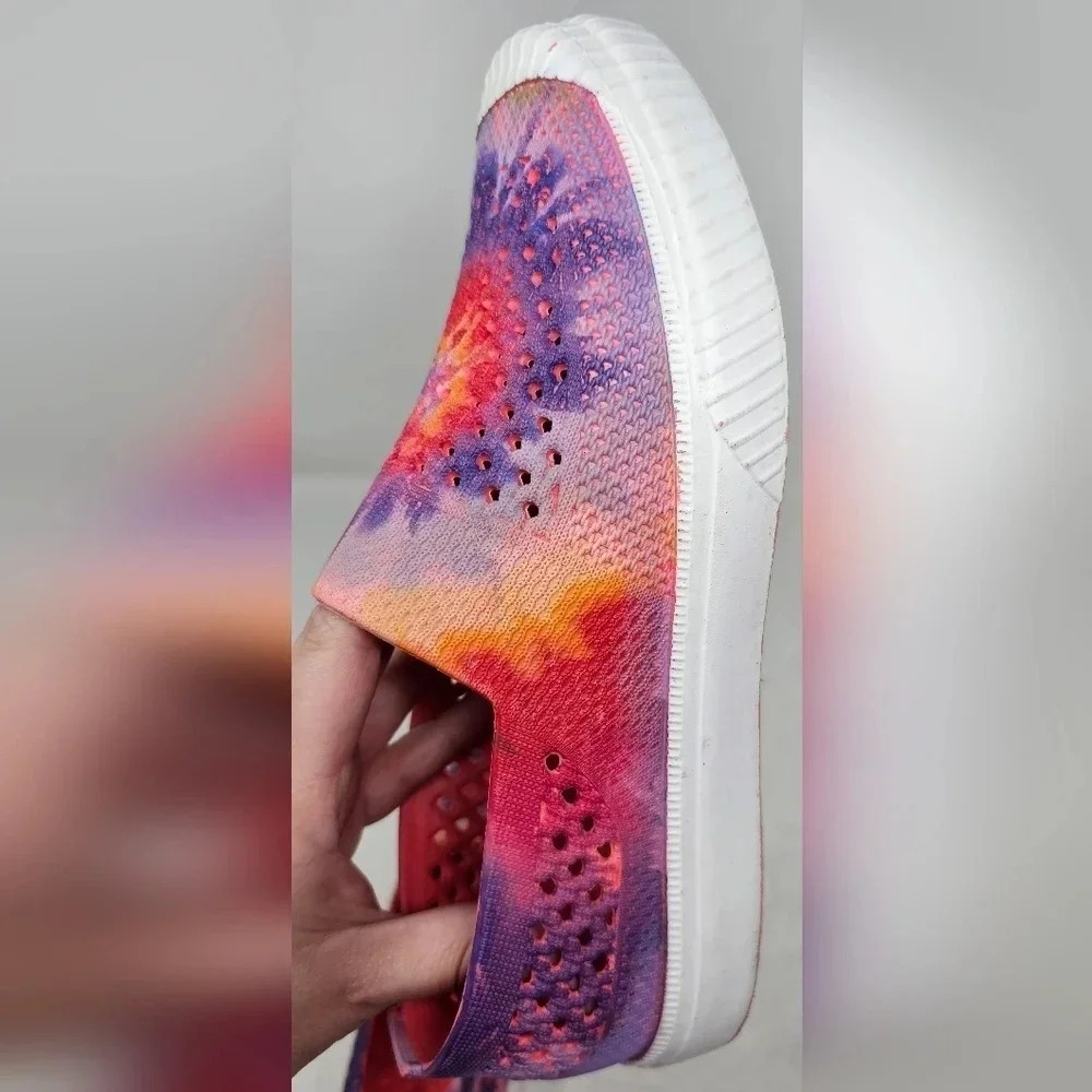 Layer 8 Women's Katie Slip on Water Rubber shoe size 10 Tye Dye Purple/Pink - Picture 8 of 9